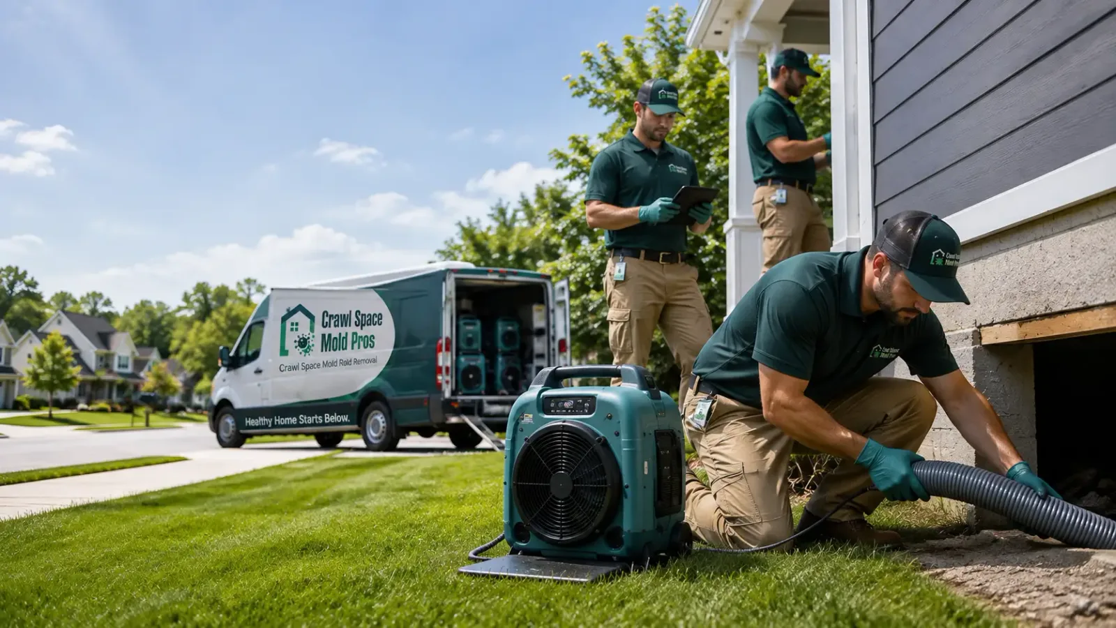 Crawl Space Mold Removal in Jessup, PA